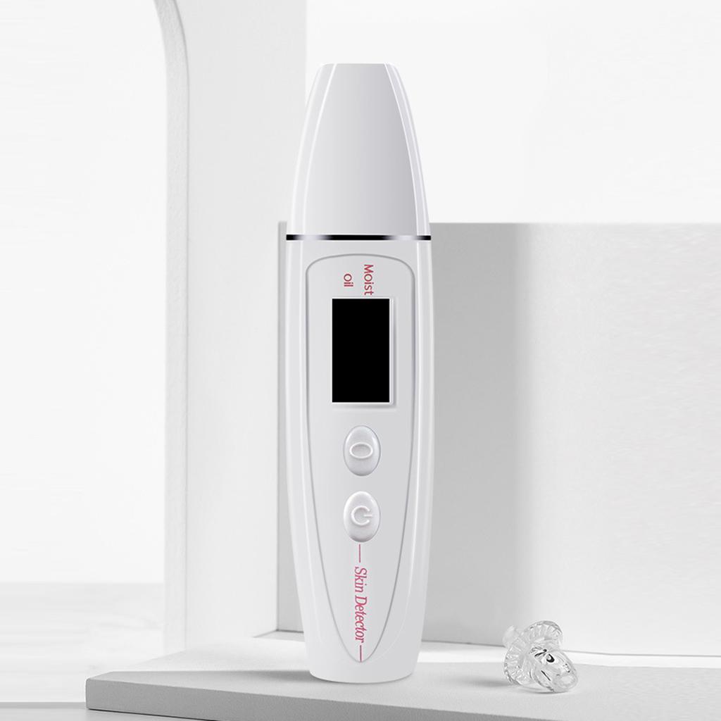 Face Skin Tester Portable Digital Skin Analyzer Moisture Water Oil Monitor for Skin Care