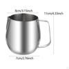 Milk Frothing Pitcher Container Comfortable Grip Smooth Surface Espresso Machine Parts Sturdy Latte