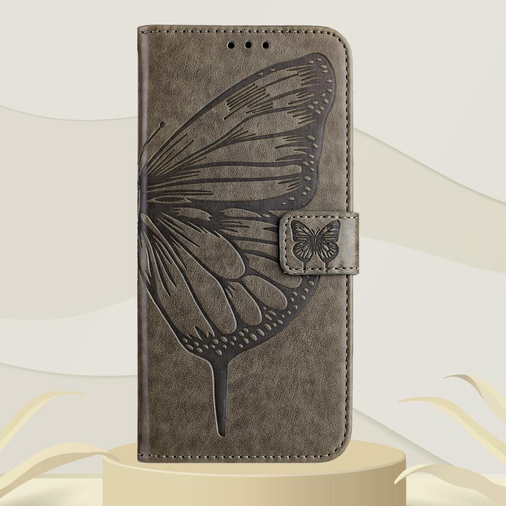 Butterfly Flowers PU Leather Case Kickstand Card Holder Slots TPU Shockproof Flip Cover For Vivo, Vivo Y70s Y15a V20 SE Y51 V21e Y21 Y20 Y35 Y55S...