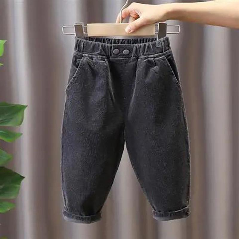 MAITA Boys' Pants Spring and Autumn Baby's Autumn Boys' Pants Children's Handsome Corduroy Casual Pants Casual Pants