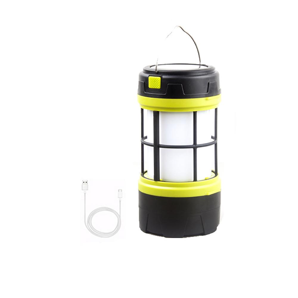 LED Lantern Solar USB Rechargeable Light Outdoor Camping Hiking Emergency Lamp