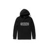 Letter Logo Printed Hooded Sweatshirt Men Sweatshirt Black A2A1F-001