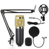 BM800 Condenser Microphone with V8 Sound Card Set for Recording and Live Streaming