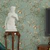 Vintage Floral Butterfly Birds Wall Paper Wardrobe Refurbished Non-Self Adhesive Non Woven Wallpaper In Roll Bedroom Decoration