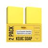 GHAR SOAPS Мыло с койевой кислотой 2% и ниацинамидом против пигментации, темных пятен, осветляющее 100 г Упаковка 2 шт.