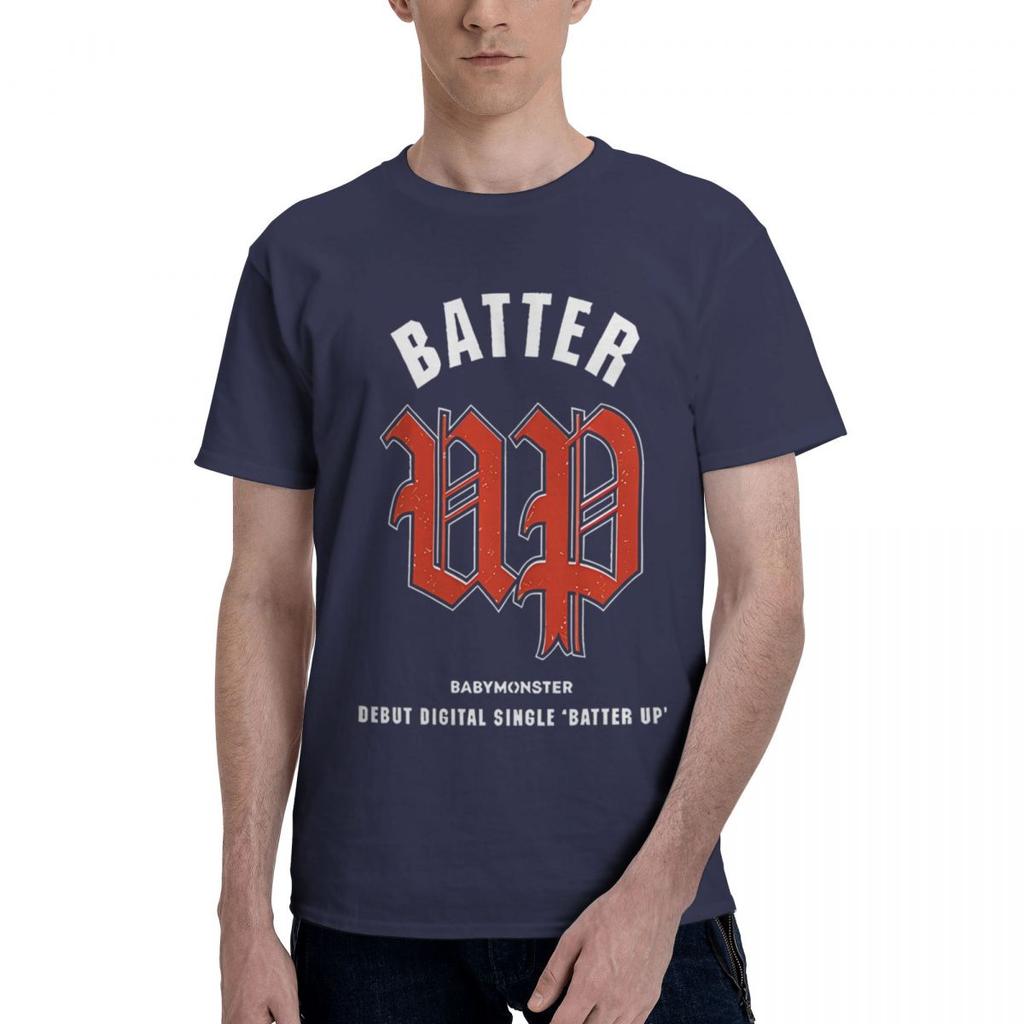 Babymonster Batter Up T Shirts Baby Monster 3 100 Cotton Casual Breathable Confortable Top Funny Mens TShirt Funny Gifts