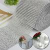 1Yard Crystal Rhinestones Diamonds Ribbon Sparkle Rhinestone Ribbon Trim Applique DIY Crafts Decoration Gifts Wedding Decor