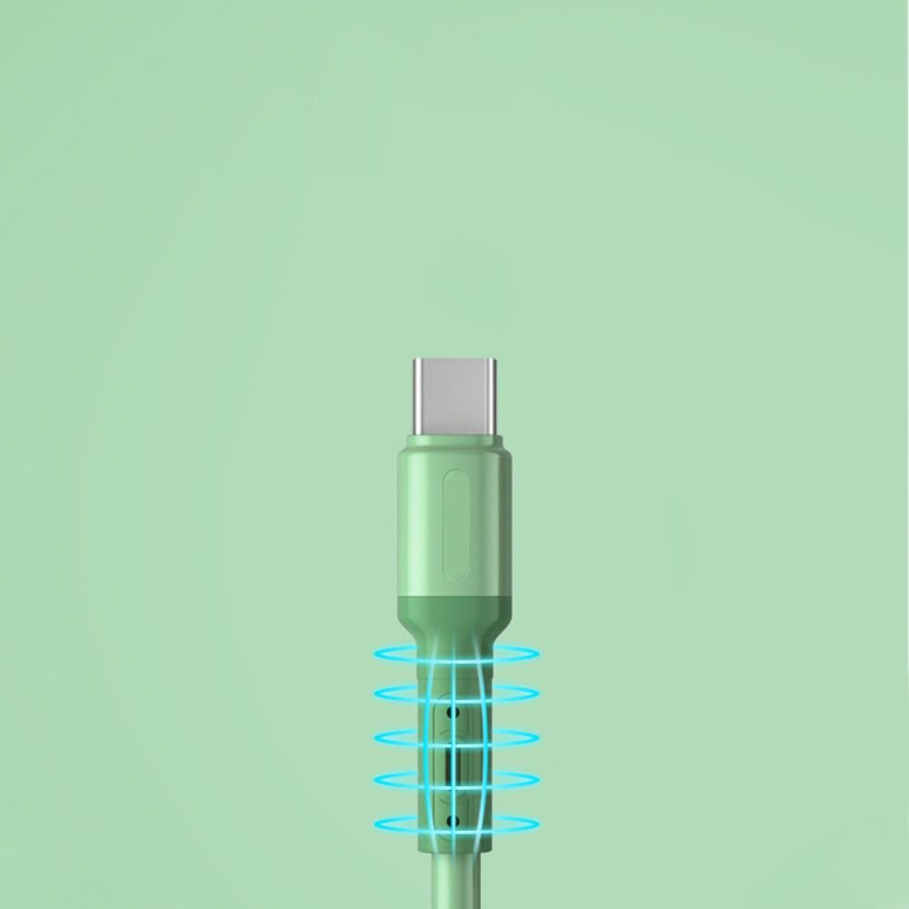 Charge Data Line Type C Data Cord USB-C Charger Wire Liquid Silicone Cable Fast Charging Cable
