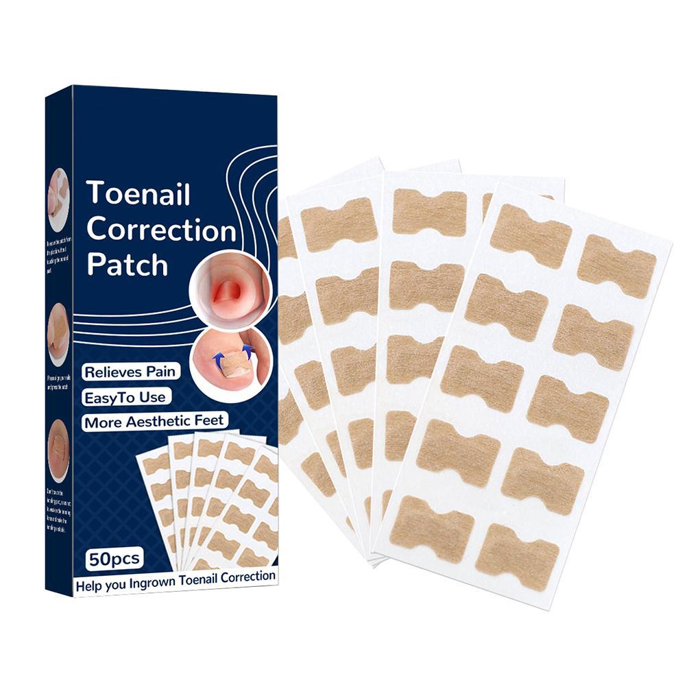 50 Pcs Ingrown Toenails Patch Sticker Toenail Patch Corrector Pedicure Tools Ingrown Toenail