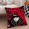 Mysterious Cool Comic EEmily The Strange Cushion Cover Throw Pillow Cover Hidden Button Durable Polyester Chair Cushion