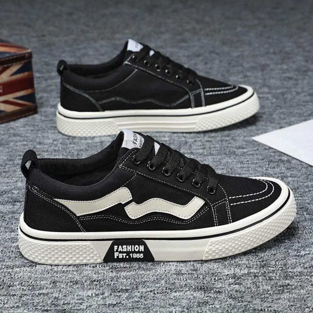 Мужские парусиновые кроссовки Модные кроссовки Студенческие повседневные вулканизированные туфли Весна Новинка Tenis Masculino Мужская обувь