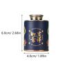 1Pcs Mini Tea Canister With Lid Candy Tins Matcha Container Sugar Coffee Caddy Storage Retro Tea Kettle Retro Tea Can Jar Conta