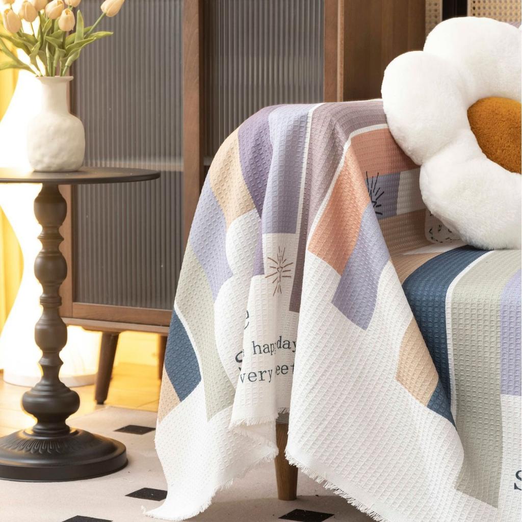 Диван-полотенце Диван Пылезащитный Полностью Покрытый Цельный Четыре Сезона Универсальный Чехол Для Дивана На Подушку Все Включено Универсальный Нескользящий