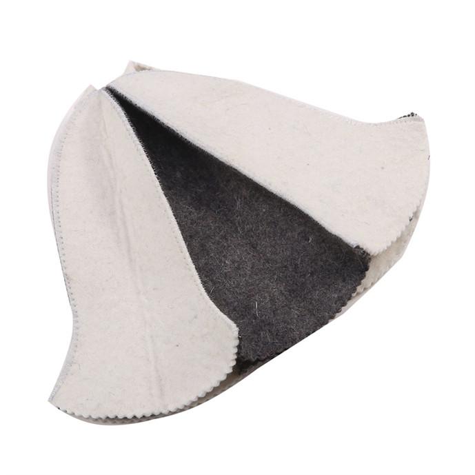 Утолщенная фетровая шапочка для защиты головы от жары, шапочка для душа, шапка для сауны