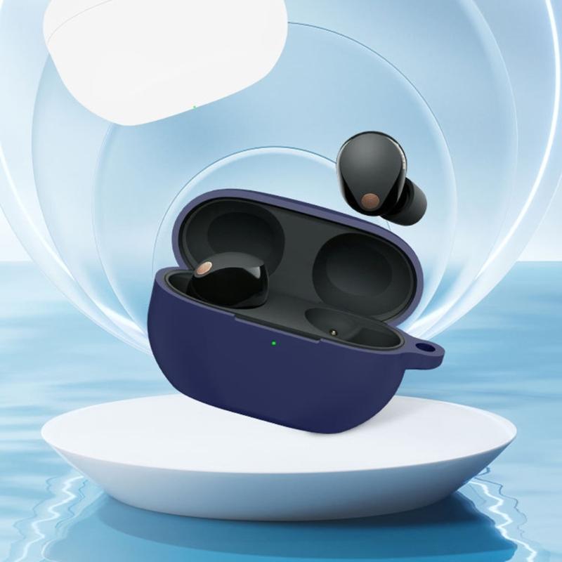 Защитный чехол для переноски Ударопрочный Подходит для наушников WF-1000XM5 Пылезащитный корпус Моющийся чехол-рукав для зарядного бокса