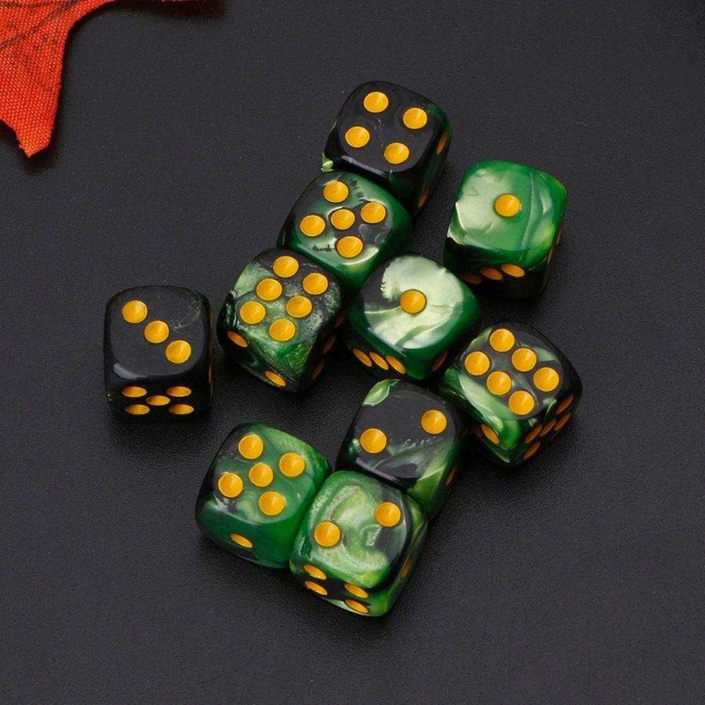 Round Corner Family Party Game Dice Number Polyhedral Dice Dice Set Table Game Digital Game Dices
