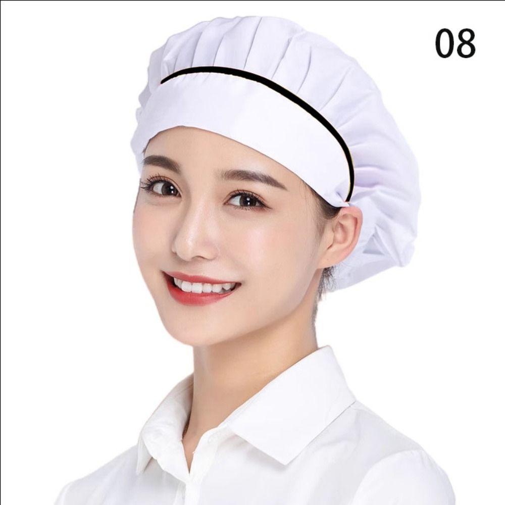 Mesh Chef Hat Work Wear Cooking Hygienic Cap Chic Hair Nets Cap  Food Service
