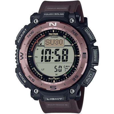Мужские часы PRO TREK PRW-3400Y-5JF [серия PROTREK Climber Line PRW-3400] круглые цифровые