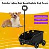 Коляска для домашних животных, тележка для собак, 4 колеса, складная коляска для маленьких собак и кошек, тележка для прогулок с домашними животными