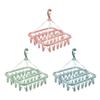 Household Extra Thick Drying Rack Heavy Duty Plastic Material Laundry Set Foldable Space Saving Drying Hanger Underwear Drying