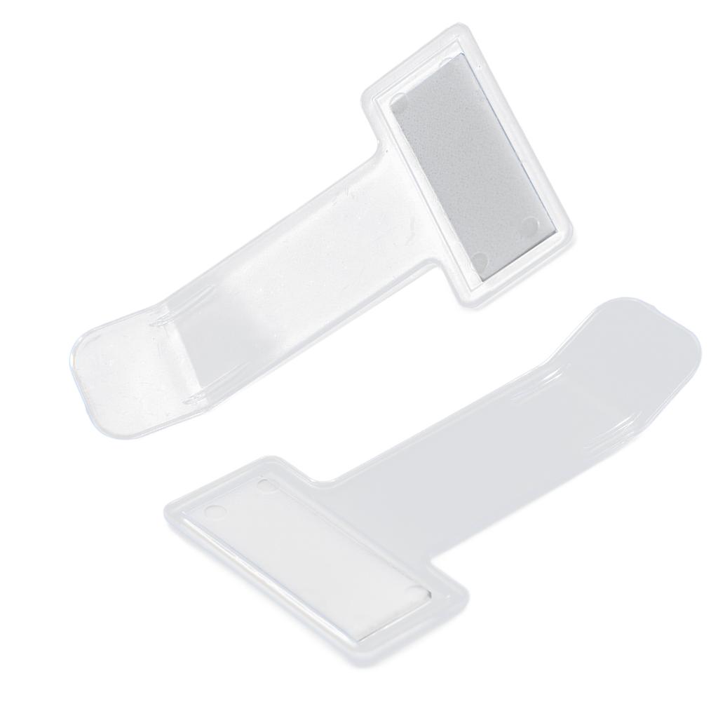 10 шт. зажим для карточек, твердый зажим для сдачи купюр, парковочного талона, экономящий место, прозрачный зажим