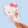 Beverly Puzzle x Acrylic Acrylic Stand Pop Hello Kitty Puzzle to Assemble and Glue 58 Pieces [Jigsaw Stand] [New Display] [No Required] SP-011