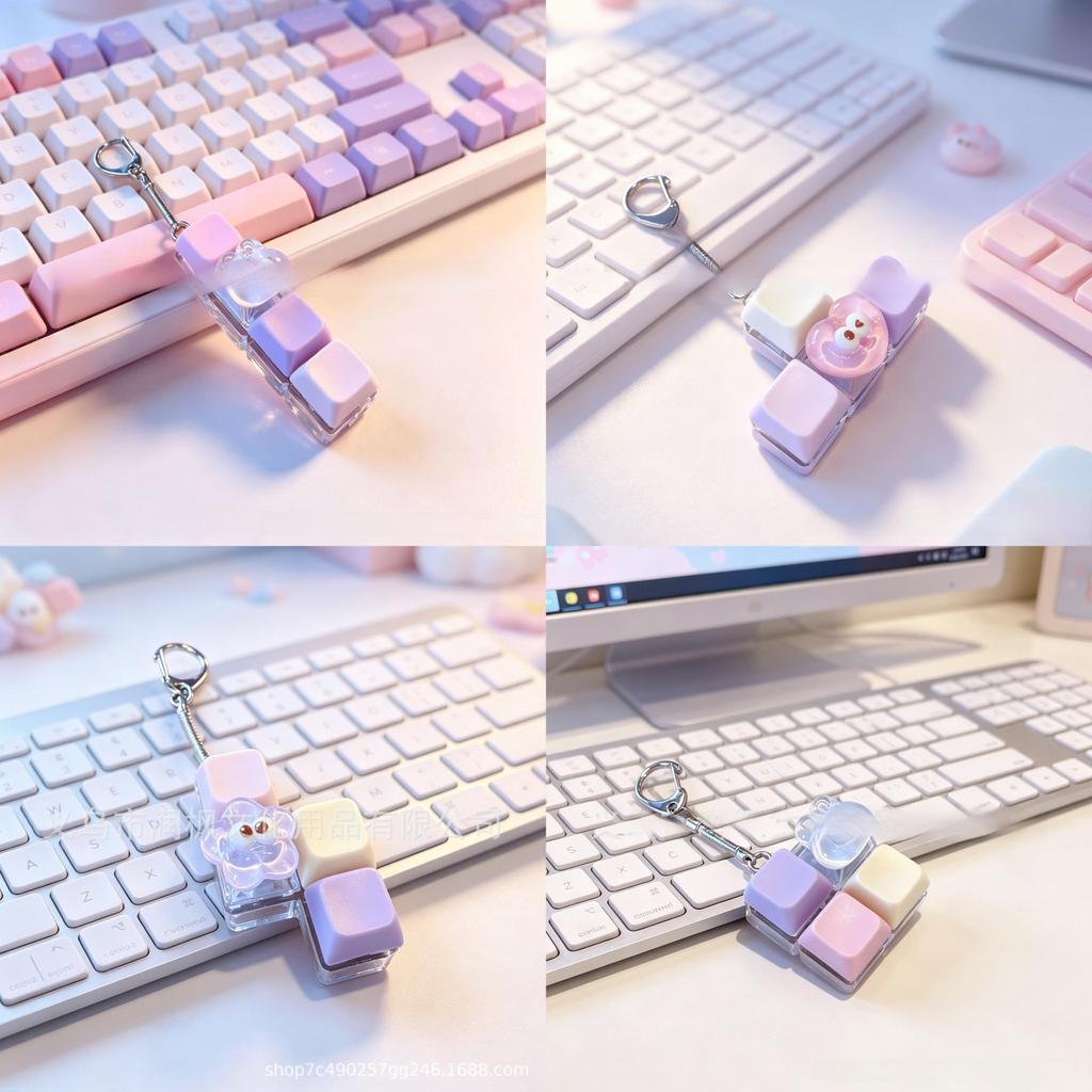 Keyzonic 4 Светящийся Брелок-Клавиша Для Энтузиастов Механических Клавиатур И Коллекционеров