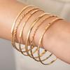 6pcs/set Combination Bracelet Gold Thin Bracelet Bracelet