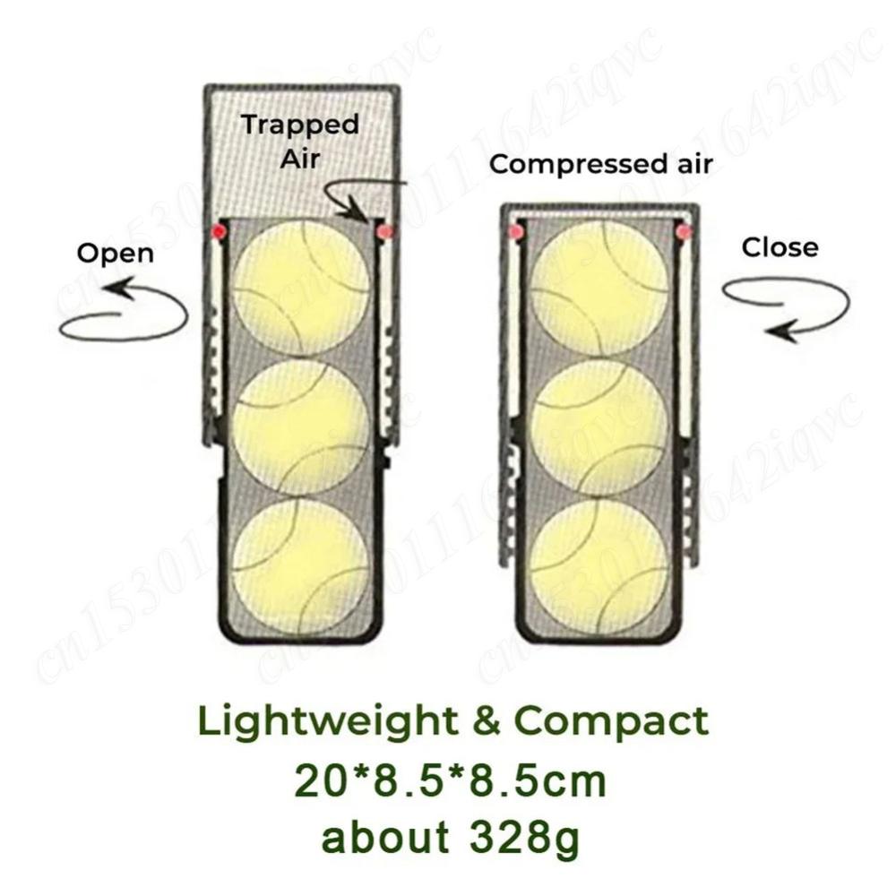 Теннисные мячи Поддержание давления Контейнер для ремонта Пляжный теннис Коробка Форма мяча Восстановление Отскока Банка для хранения Защита Насос-нагнетатель Сохранитель