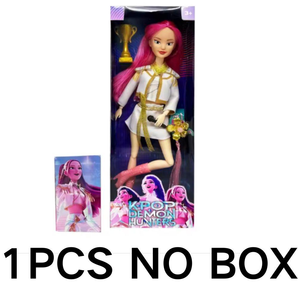 %@Kpop Охотники на демонов Фигурка Игрушка Derpys Тигр Руми Мира Зои Sussy Тематическая песня Цветных огней для фанатов Рождественские подарки