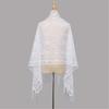 Формальное мероприятие Кружевной шарф Ажурная шаль Накидка для женщин с кисточками Дизайн Удобная Дышащая Платье Накидка на плечи