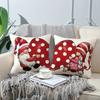 Рождественский гном Сердце Наволочки, Праздничные Чехлы на подушки для пары для праздничного декора