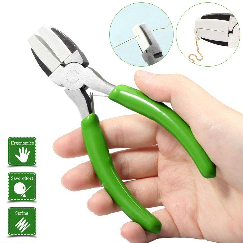 Nylon Jaw Wire Straightener Pliers Hand Tool Jewelry Making Pliers Portable Nylon Jaw Pliers