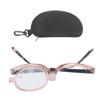 Eye Makeup Glasses Portable Presbyopic Reading Glasses Magnifying Flip Up Rotating Single Lens for