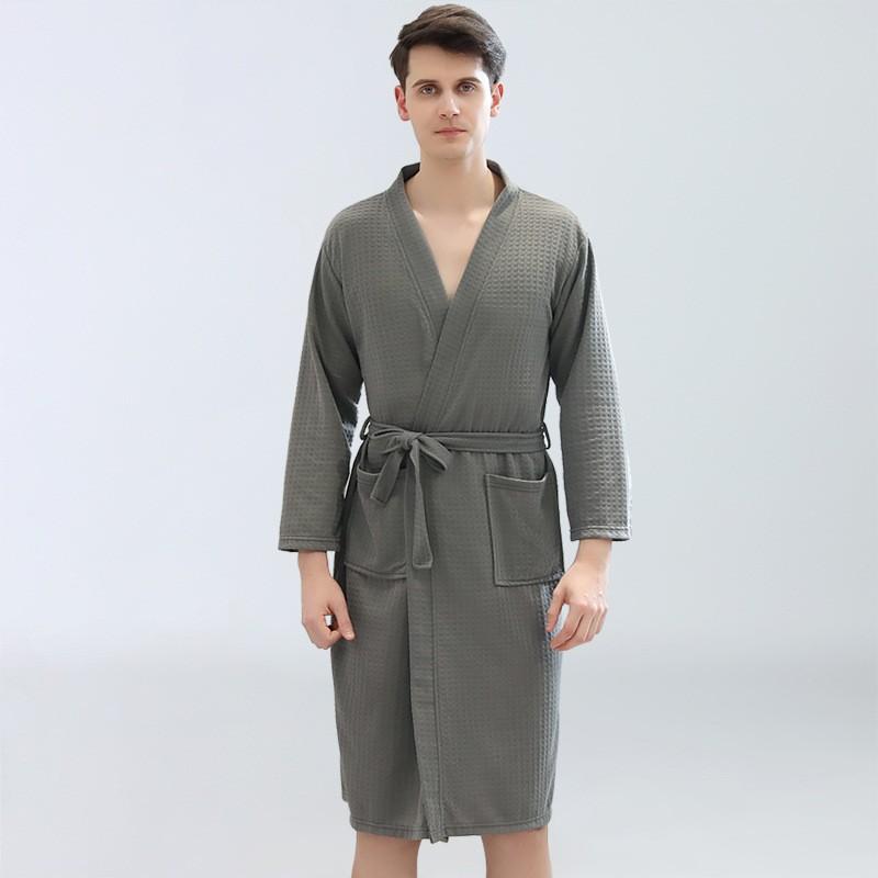 Spring and Autumn Bathrobes for Couples Sauna Suits for Men and Women Sweatshirts Robes Home Clothes Quick-drying Bathrobes