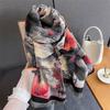 Ladies Pashmina Imitation Cashmere Scarf Winter Women Thick Warmth Shawl Coldproof Windproof Blanket Scarf Wraps Neckerchief