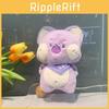Funny Cute Cat Plush Toy Cartoon Doll With Scarf  For Gift Accessories And