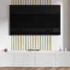 Self-adhesive Vinyl Printed Panel 120x60 cm Multicolored Vertical Stripes
