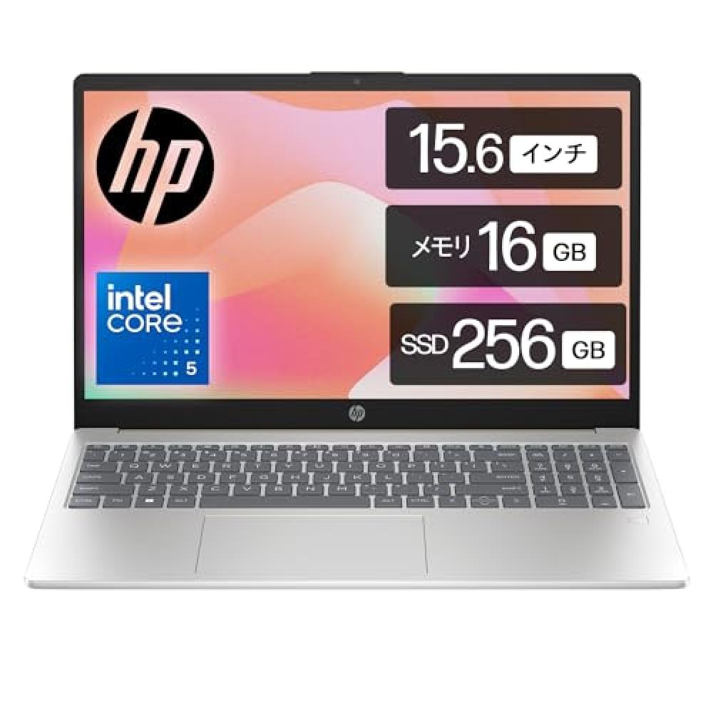 HP Ноутбук HP 15-fd1031TU Intel новейший 14-го поколения Core i5 16 ГБ памяти 256 ГБ SSD камера затвор отпечаток пальца аутентификация тонкий натуральный серебристый