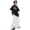 Hip Hop Dance Outfit Boys Street Performance Costume Short Sleeve Cotton Set With Accessories