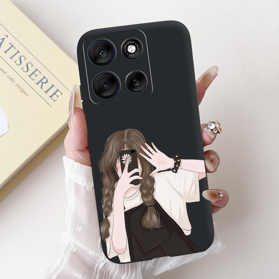 Чехол для Motorola Moto G56 Чехол MotoG86 Роскошный Модный Конфетный Расписной Силиконовый Чехол для Motorola Moto G86 G 56 MotoG56 Мягкие Чехлы