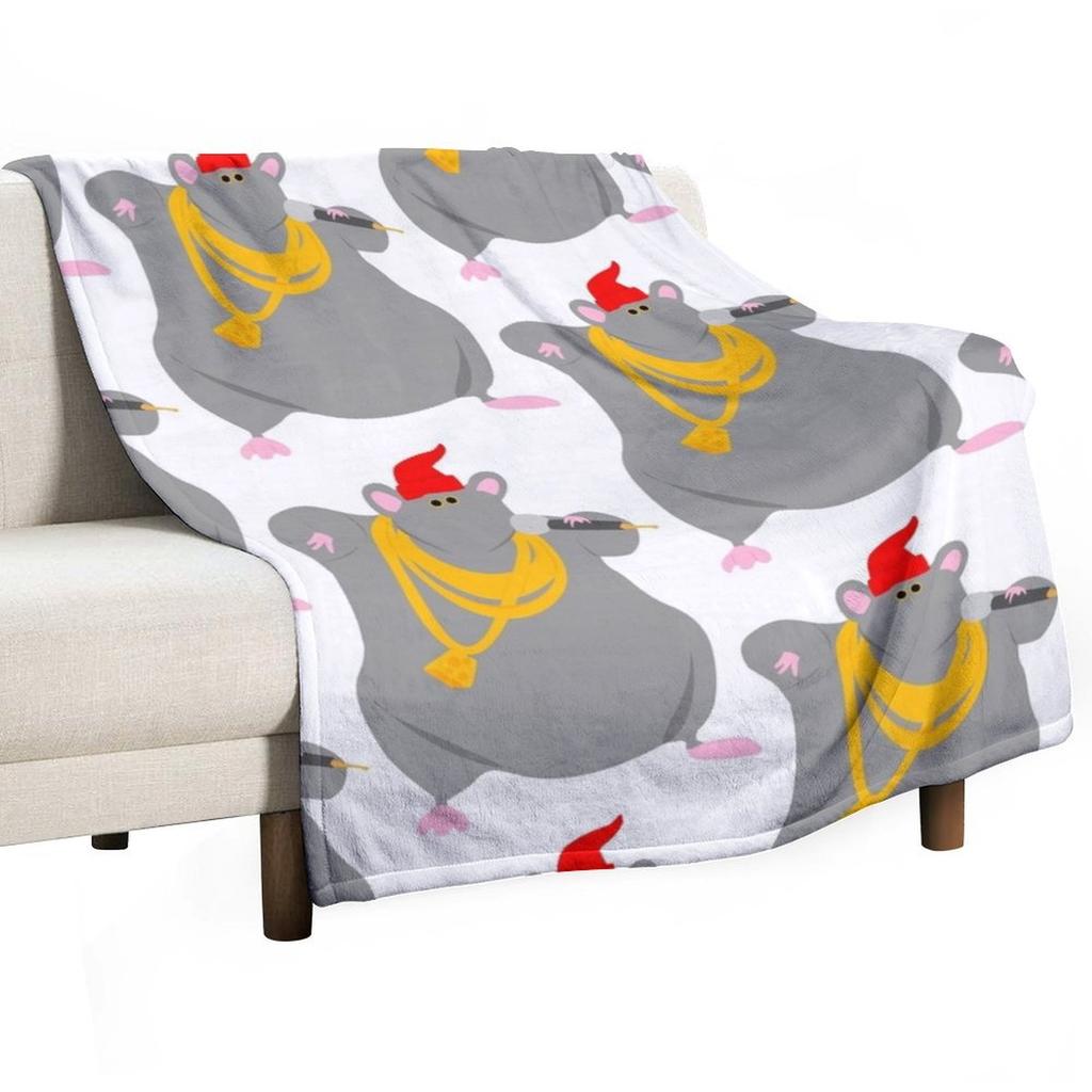 Biggie Cheese Throw Blanket Single Beautifuls Heavy Sofa Throw Blankets