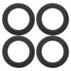 4Pcs 6.5 Inch Speaker Surround Cloth Dual Ring Edge Woofer Repair Kit Speaker Edge Replacement Rings for Car Home Audio