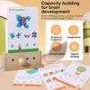 Montessori English Logic Key Puzzle Game Early Educational Key Thinking Puzzle Toy  Birthday Gifts