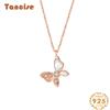 Tancise S925 Sterling Silver Luxury Personality Pendant Necklace Women's Classic Tide Necklace