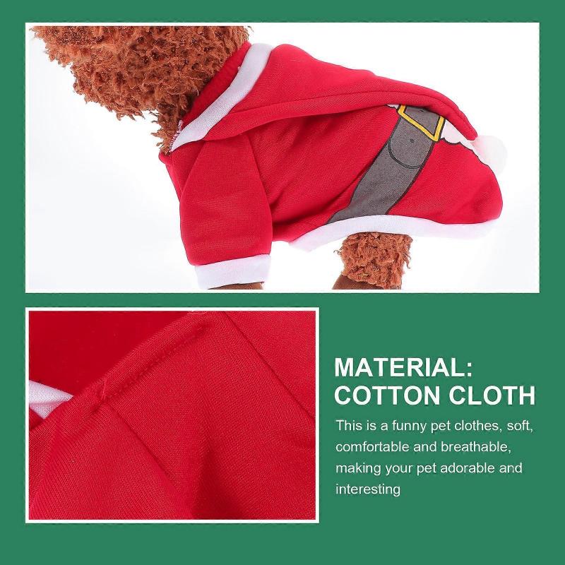 Одежда для питомцев Рождественский стиль Костюм для собаки кошки для 2 шт. для использования на фестивале