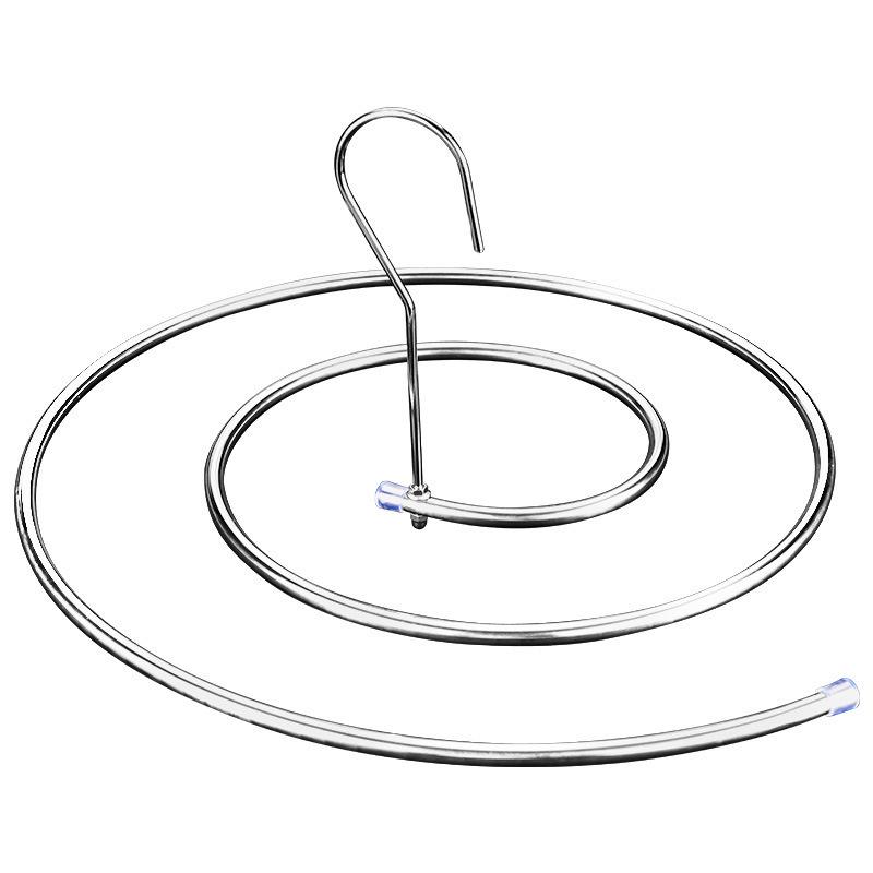 Round Spiral Clothes Drying Rack for Balcony - Ideal for Hanging Bed Sheets, Duvet Covers, and More.