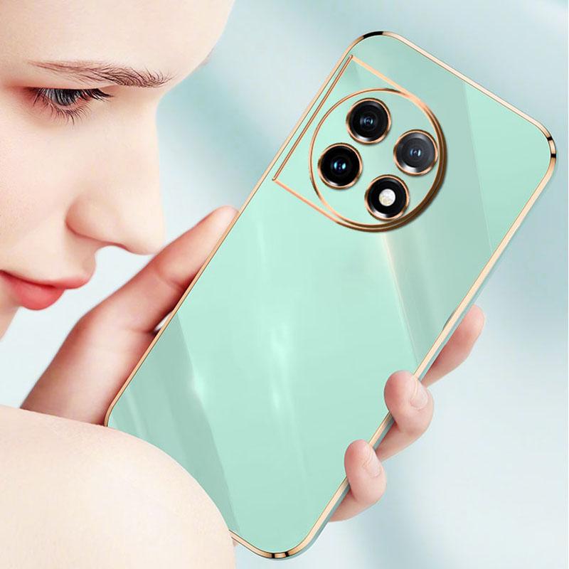 Роскошный чехол для телефона с квадратным покрытием для OnePlus 11 11R OnePlus11 OnePlus11R One Plus 11 5G противоударная мягкая силиконовая задняя крышка