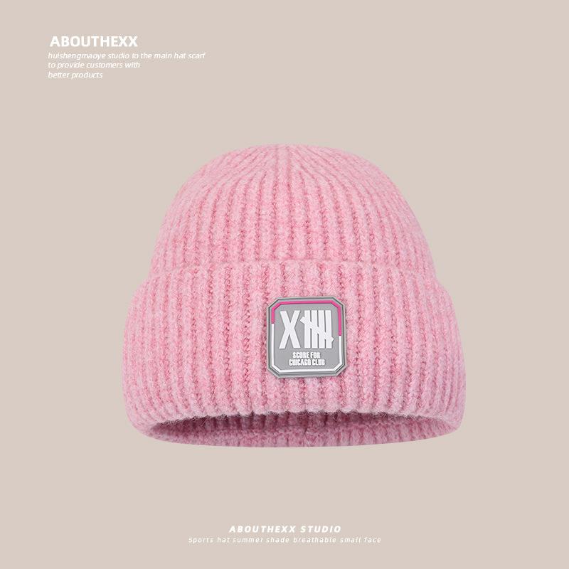 Hats for Women Warm Knitted Hats Korean Style Fashionable and Versatile Student Outdoor Cold Wool Hats Japanese Cold Hats Men