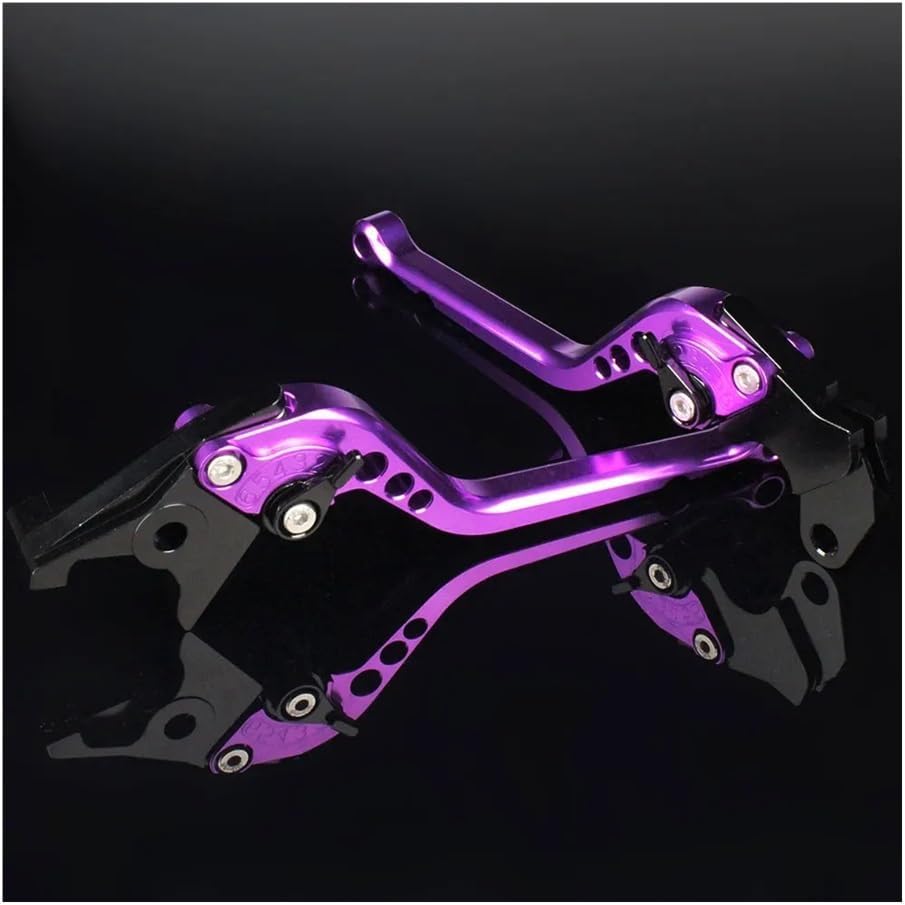 for YA&MAHA YZF R1 YZF-R1 2004-2008 / R6 YZFR6 2005-2016 Adjustable Motorcycle Brake Clutch Levers Accessories(Pink 147mm)